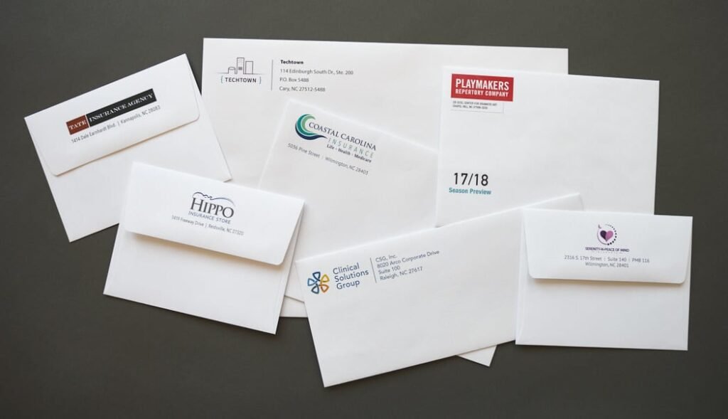 Envelope Printing Worcester
