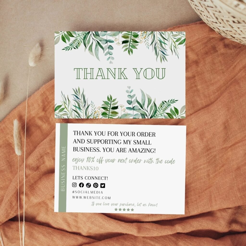 Thank You Cards Printing Worcester